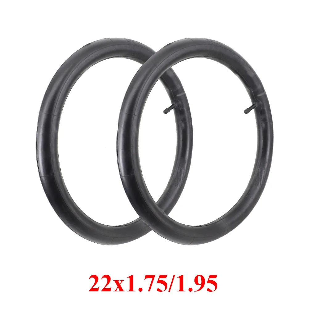 2pcs 22Inch Bike Inner Tube 22x1.75/1.95  22*1.75/1.95 22*1.75 Tyre Butyl Rubber Spare Tube Snowmobiles MTB Tyre Cycling Parts