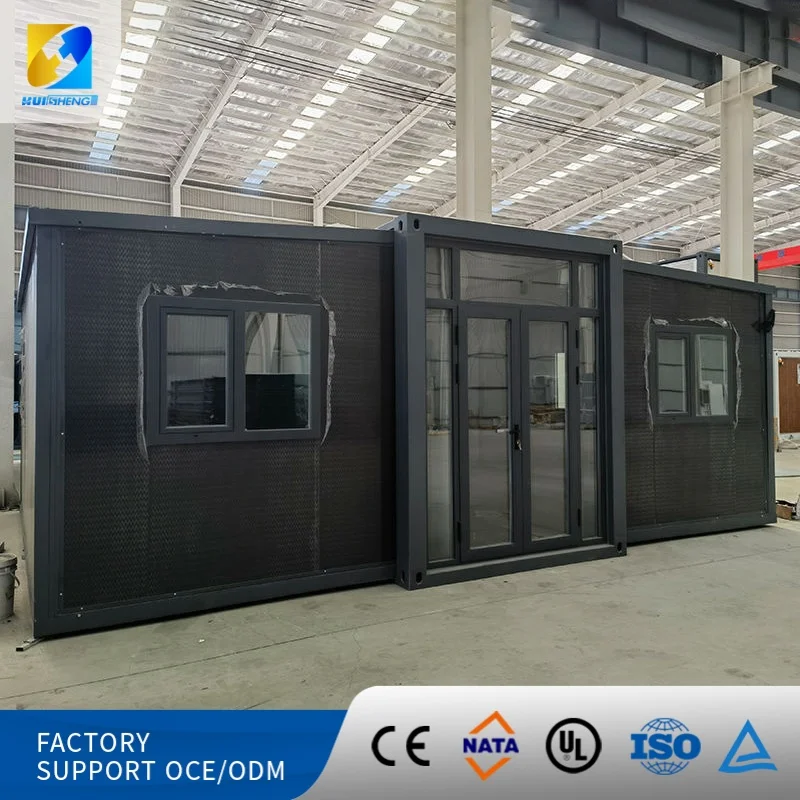 Customized Expandable Container House Modern Living Minimal Setup Time Modular House Prefab Home Double-Sided Expandable Contain