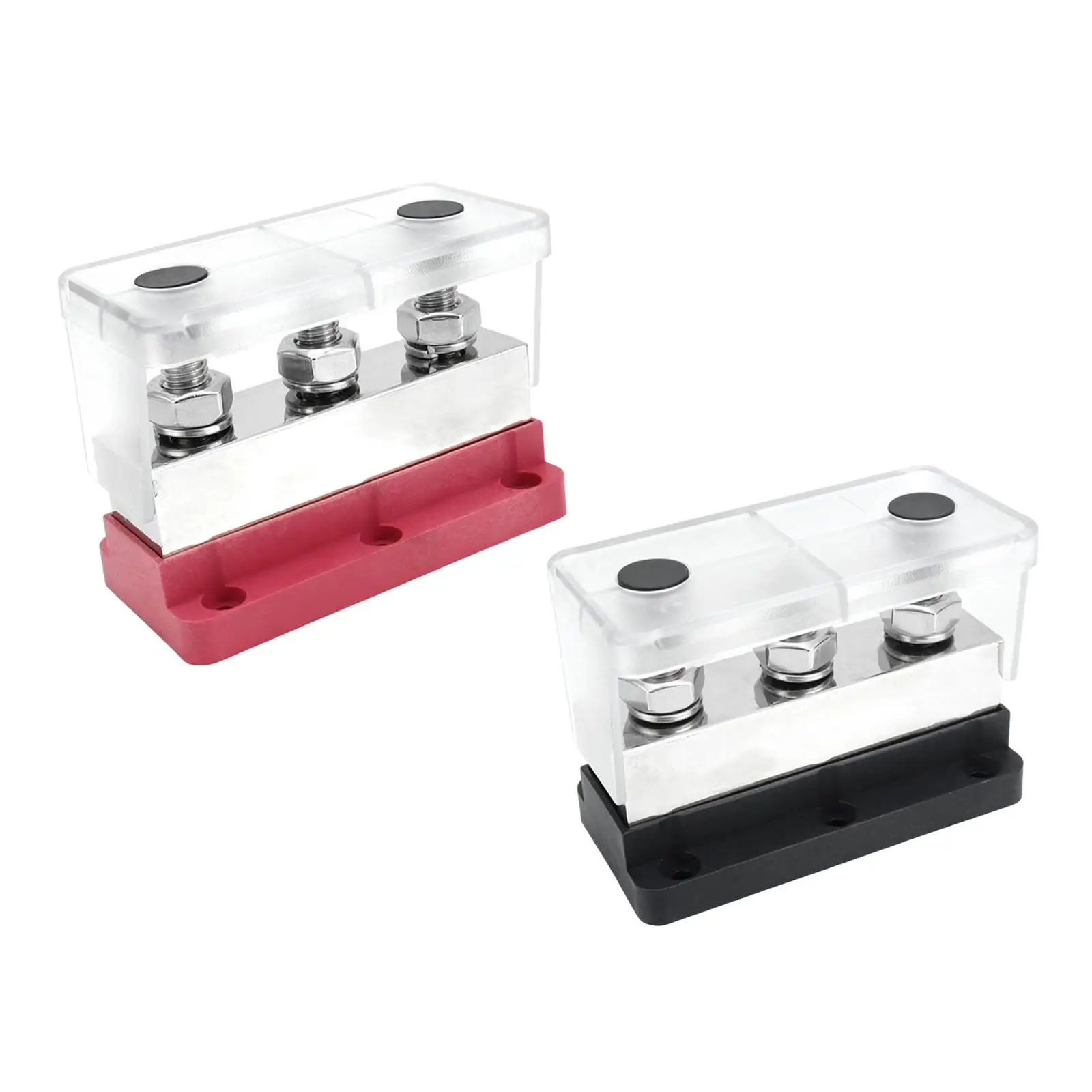 Bus Bar Power Distribution Block Heavy Duty Junction Block Marine Solar Wiring Car Accessories Easy Installation Copper Busbar