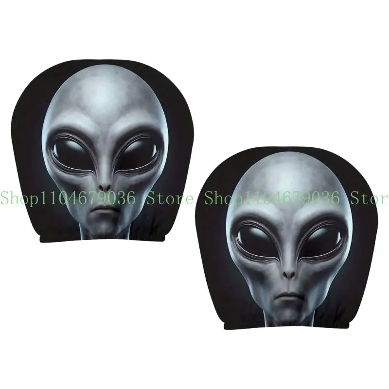 652F Auto Protectors Alien Face Decoration Unique Patterns Easy To Clean Design