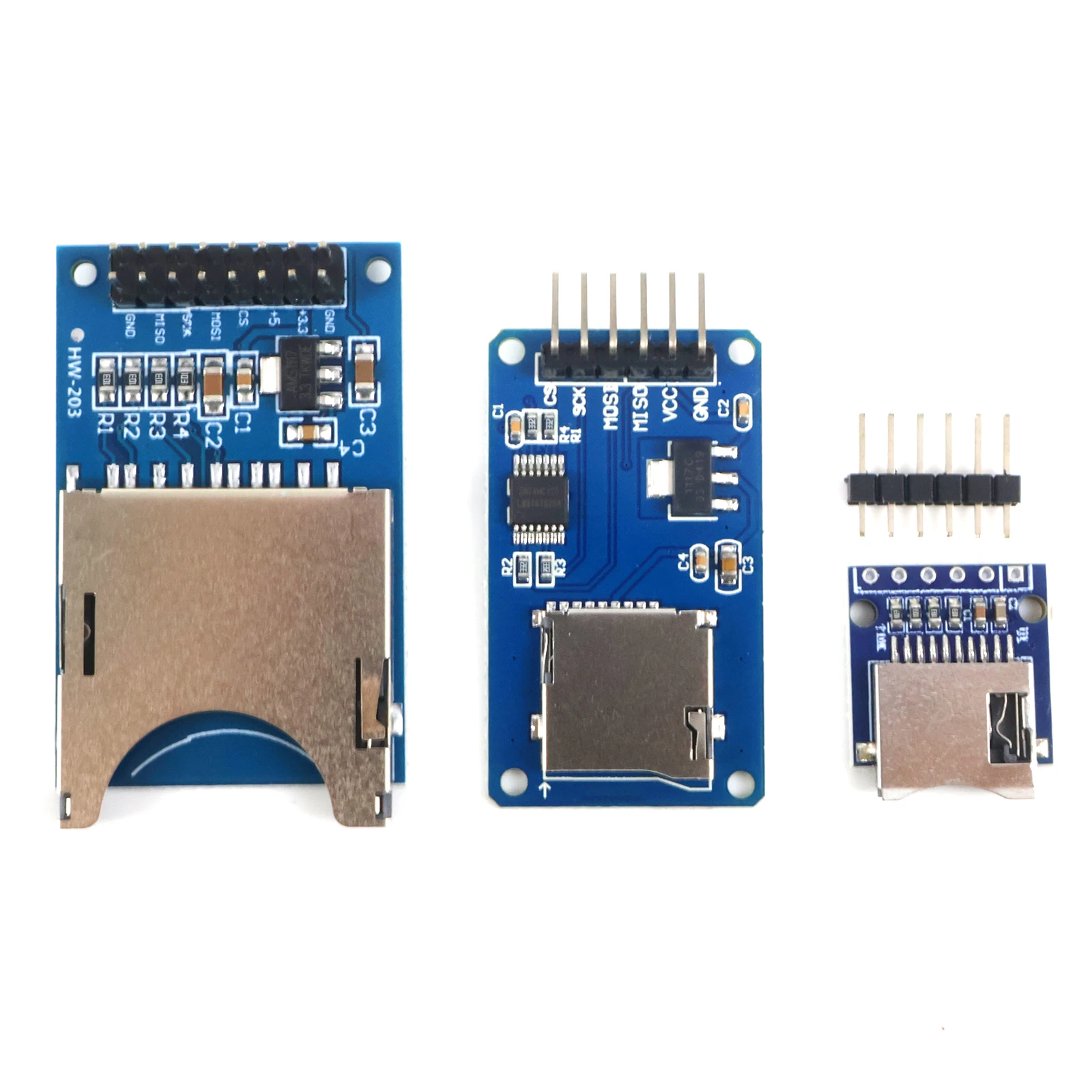 SD-Kartenleser-Modul Micro TF / Standard SD / MINI SD SPI-Schnittstelle Level-Shifter 3,3V 5V Datenlogger für Arduino ESP32 – Detail 4
