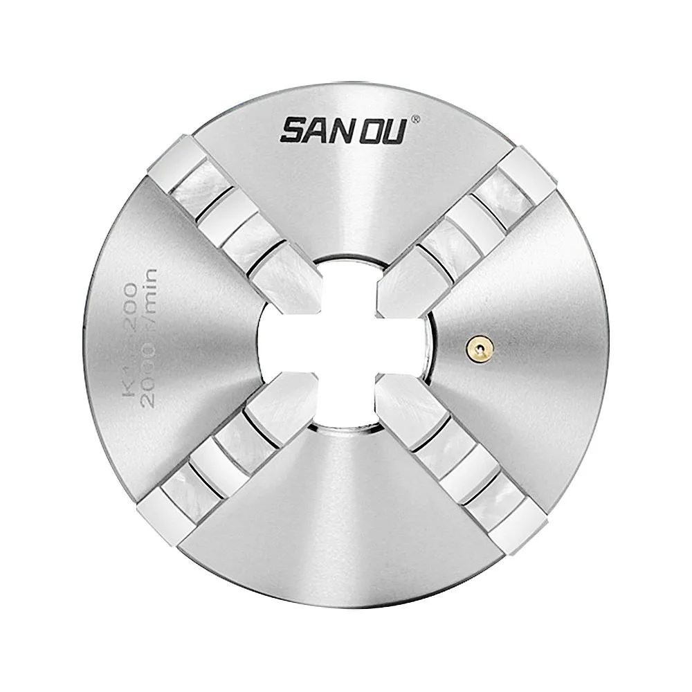 K12 80 100 125 160 200 250 130 mandrino tornio 100mm Sanou mandrino autocentrante a quattro griffe mandrino Scroll 4 \'\'per piccolo L