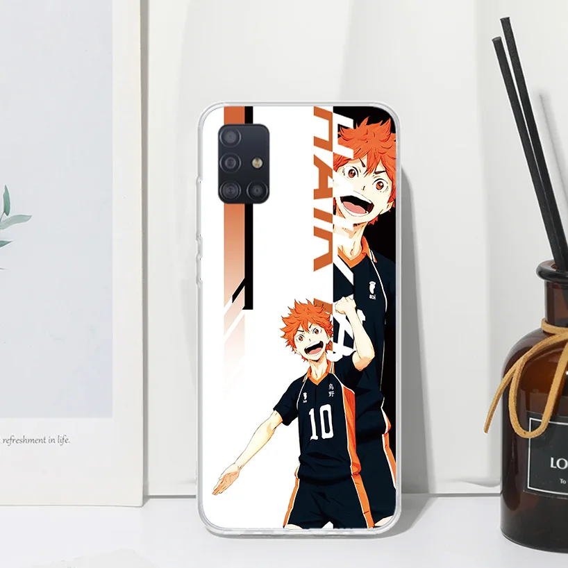 Anime Haikyuu Oya School Volleyball Phone Case For Samsung A51 A41 A31 A21S A11 A01 A71 A50S A40 A30S A20E A10S A70 A6 A7 A8 A9