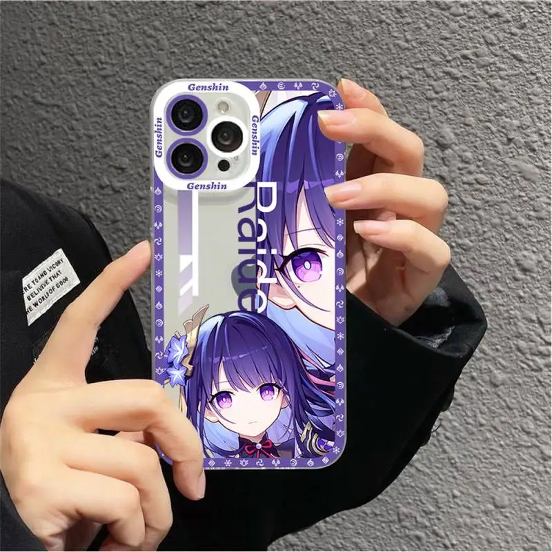 Anime Genshin Impact Phone Case for iPhone 11 12 13 Mini Pro Max 14 Pro Max Case shell