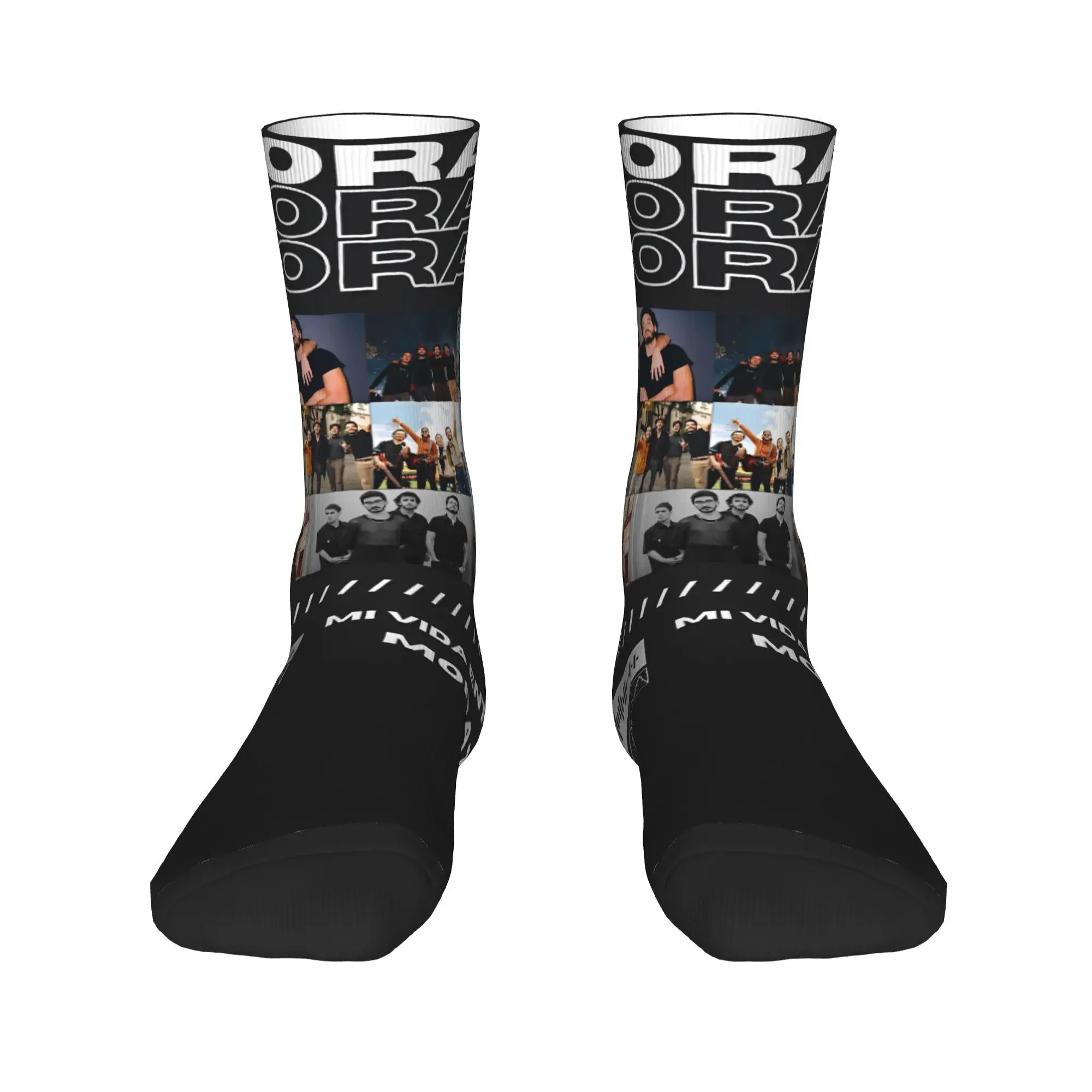 Morat Rock Band Tour 2024 Socks for Women Men All Season Punk Music Soft Middle Tube Socks Non-slip