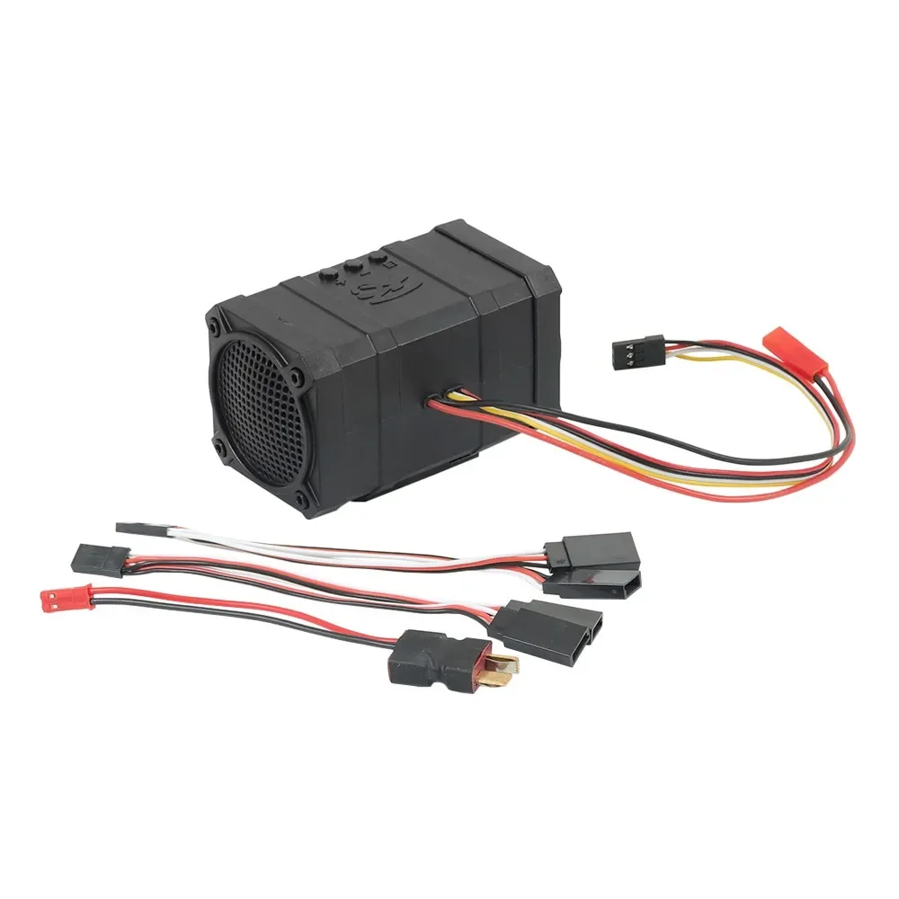 RC Auto Tweekanaals Geluidssimulator 10 Geluidseffect Luidsprekers Linkage Motorgeluidsgroep voor 1/10 RC Crawler Axiale SCX10 TRX4 D90 - afbeelding 1