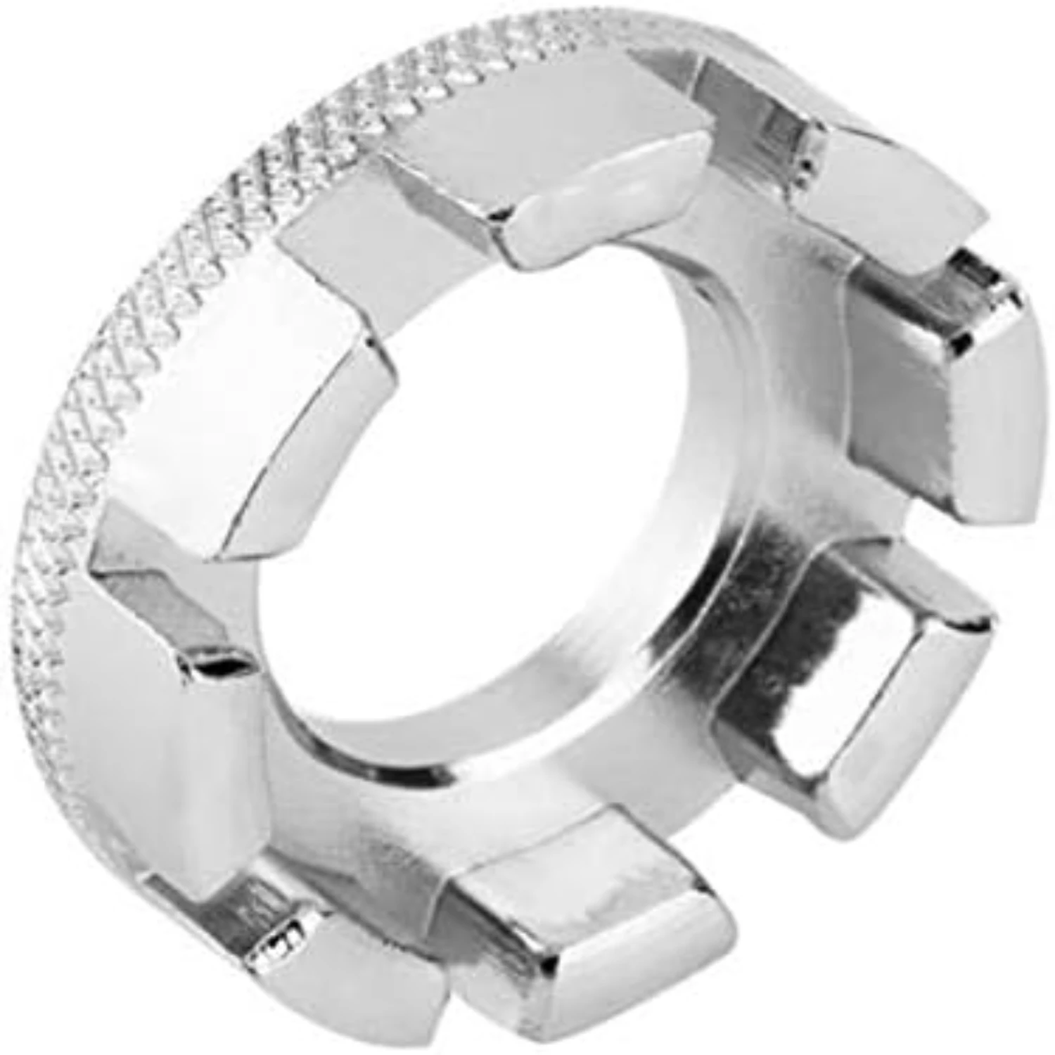 مفتاح ربط حافة عجلة الدراجة الصغيرة فعالة ومتينة ومحمولة - مفتاح 8 طرق للحلمة ذات الدورة - أداة يدوية للدراجة