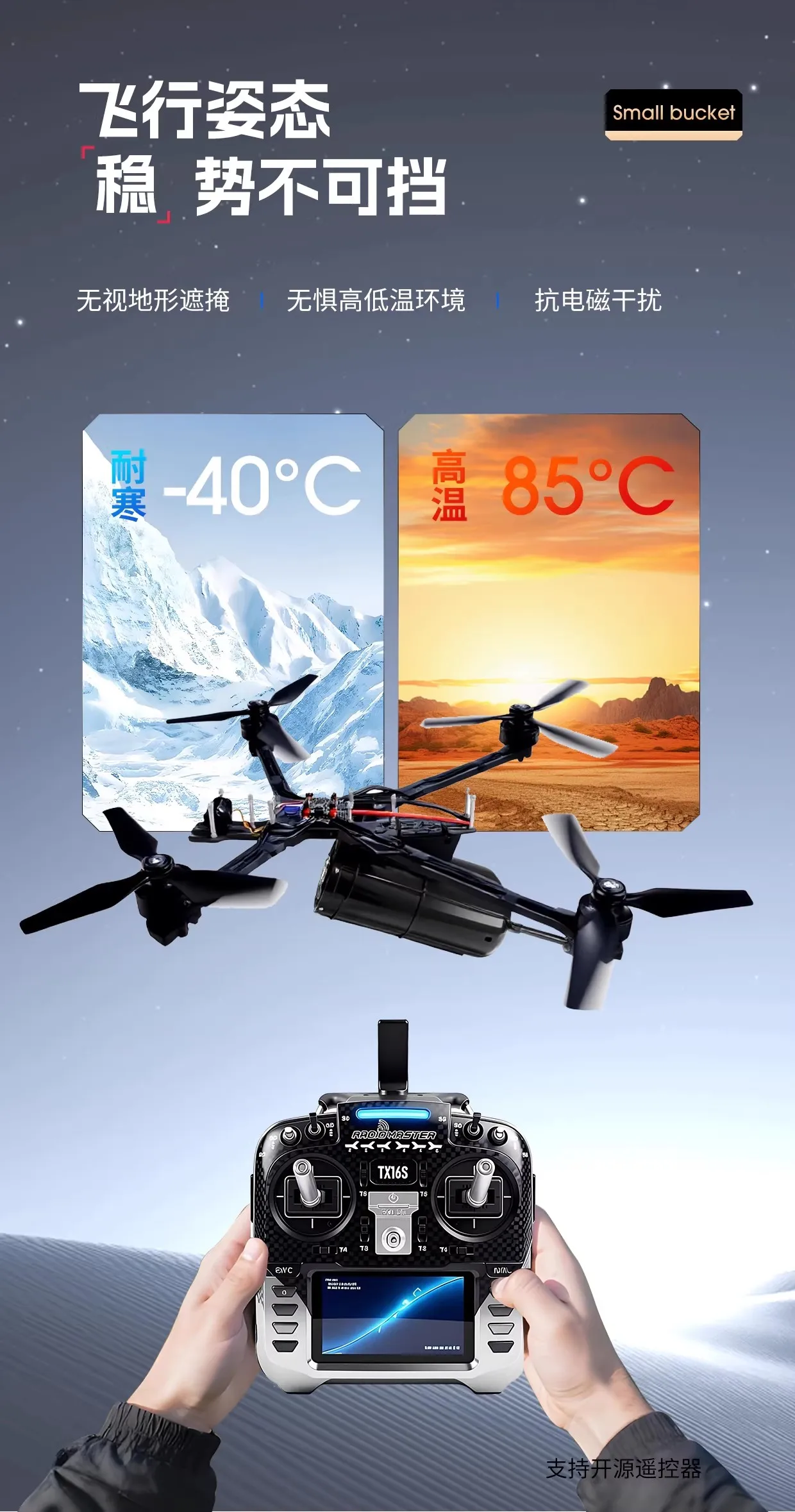 UAV Fiber Optic Module for FPV Drone Image Transmission Guidance Anti-Interference Communication Control Drum/Spool