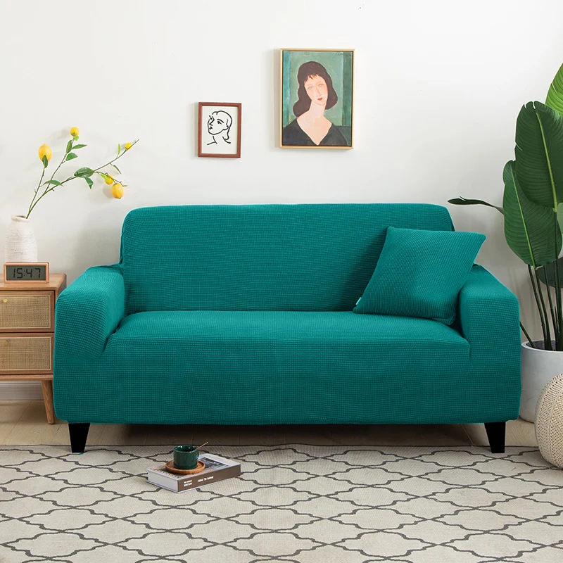 Sofabezug Elastisch für Wohnzimmer Zuhause Jacquard Stretch Schonbezüge Eckcouchbezüge 1/2/3/4 Sitzer L-Form Kostenloser Einkauf – Detail 17