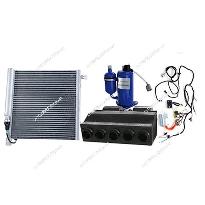 EV Heating Cooling Air Conditioner Electric Compressor For Four-Wheel Vehicles