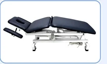 

PManual Bed Rehabilitation Bone Setting Facial Bed Electric Lifting and Foldable PT Training Massage Pressure