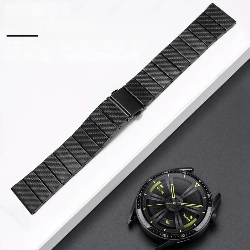 Carbon Fiber Watch With Adaptation Watch 4 3/GT2 Pro Extraordinary Large/Glory Watch 2 Series Nylon Bracelet With 20/22mm