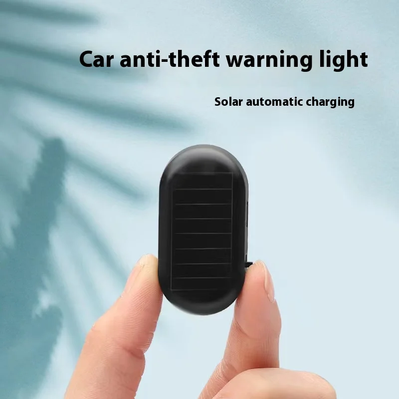 1 car false security light solar analog false alarm wireless warning burglar warning light LED flashing imitation