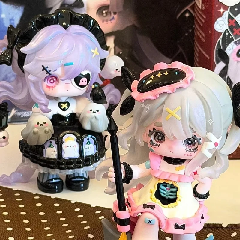 

Фигурка Ninita 2-го поколения Witch Apocalypse Blind Box: Милая крылатая девушка, декор для рабочего стола, модный аксессуар, идеальный подарок для девочек