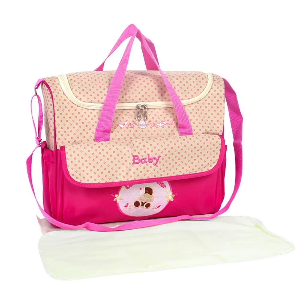 Storage Baby Diaper Bag Crossbody Multifunctional Mommy Maternity Packs Large Capacity Canvas Baby Stuff Nappy Bags Mother