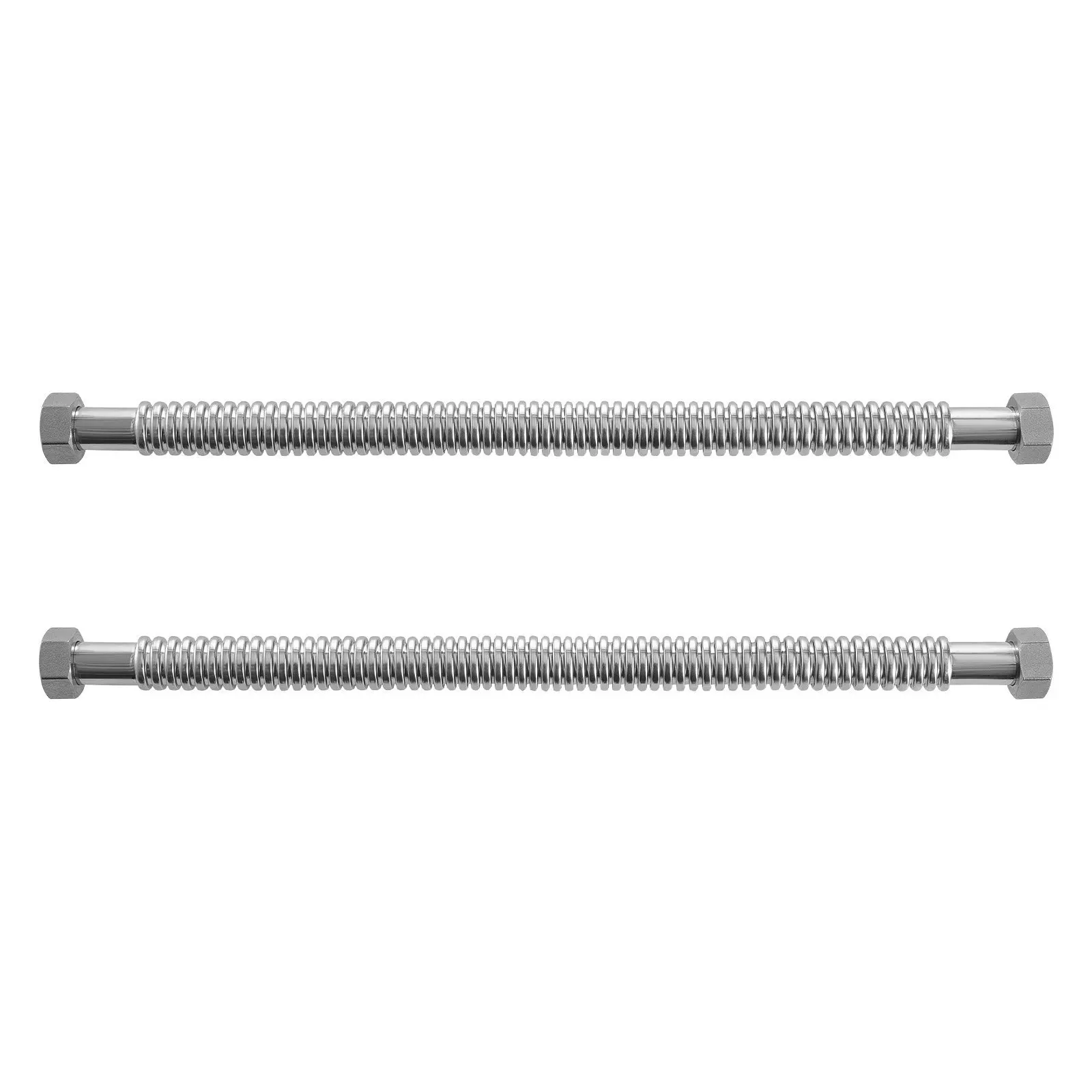 Kit de calentador de agua, conector flexible de 24 pulgadas de longitud, kit de instalación de calentadores de agua con entrada y salida de 1" FIP x 1" FIP