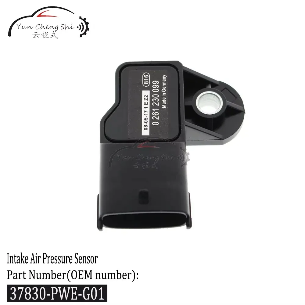 Original MAP Sensor Intake Air Pressure Sensor 37830-PWE-G01 0261230099 For Honda Jazz Civic Stream For Chevrolet Chery Polaris