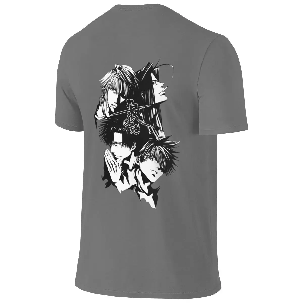 SAIYUKI American Style Reversible T-shirt Fresh And Versatile Niche Men's T-shirts