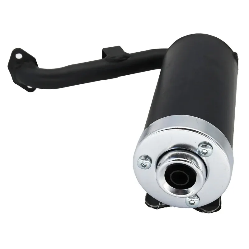 

38mm Scooter Exhaust Pipe Metal Scooter Exhaust Pipe Muffler Pipe For Stroke Petrol Engine Motor Motorized Bicycles Bike