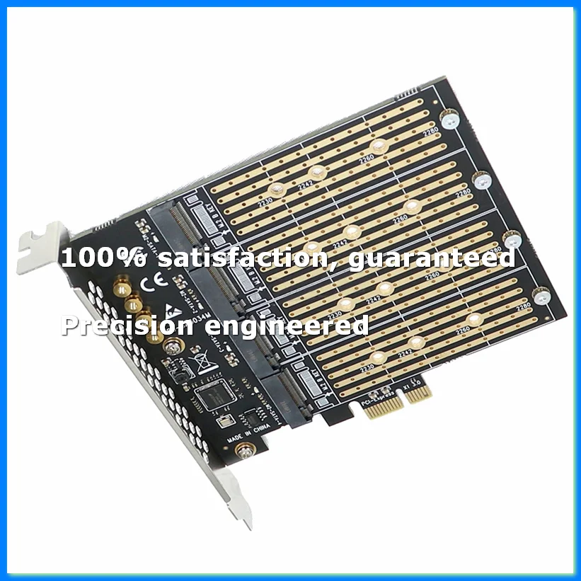 PCIe To NVME Adapter B Key M2 M.2 4 Port NGFF SATA SSD 10 Gbps To PCI Express X1 Adapter PCI-E M.2 Expansion Card Riser-A28R