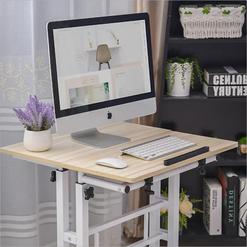

Office Furniture Automatic Desk Tables Work Standing Organizer Computer Desks Furniture Auxiliary Gaming Acrylic Table Study