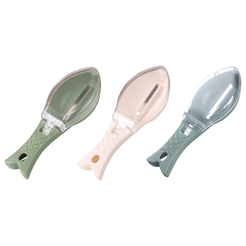Ergonomic Fish Scale Planer Nonslip Manual Fish Descaler Kitchen Cleaning Tool