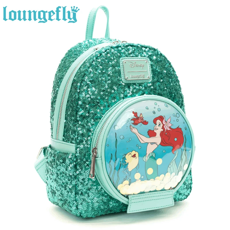 

Мини-рюкзак Loungefly Disney Little Mermaid Snow Globe с пайетками