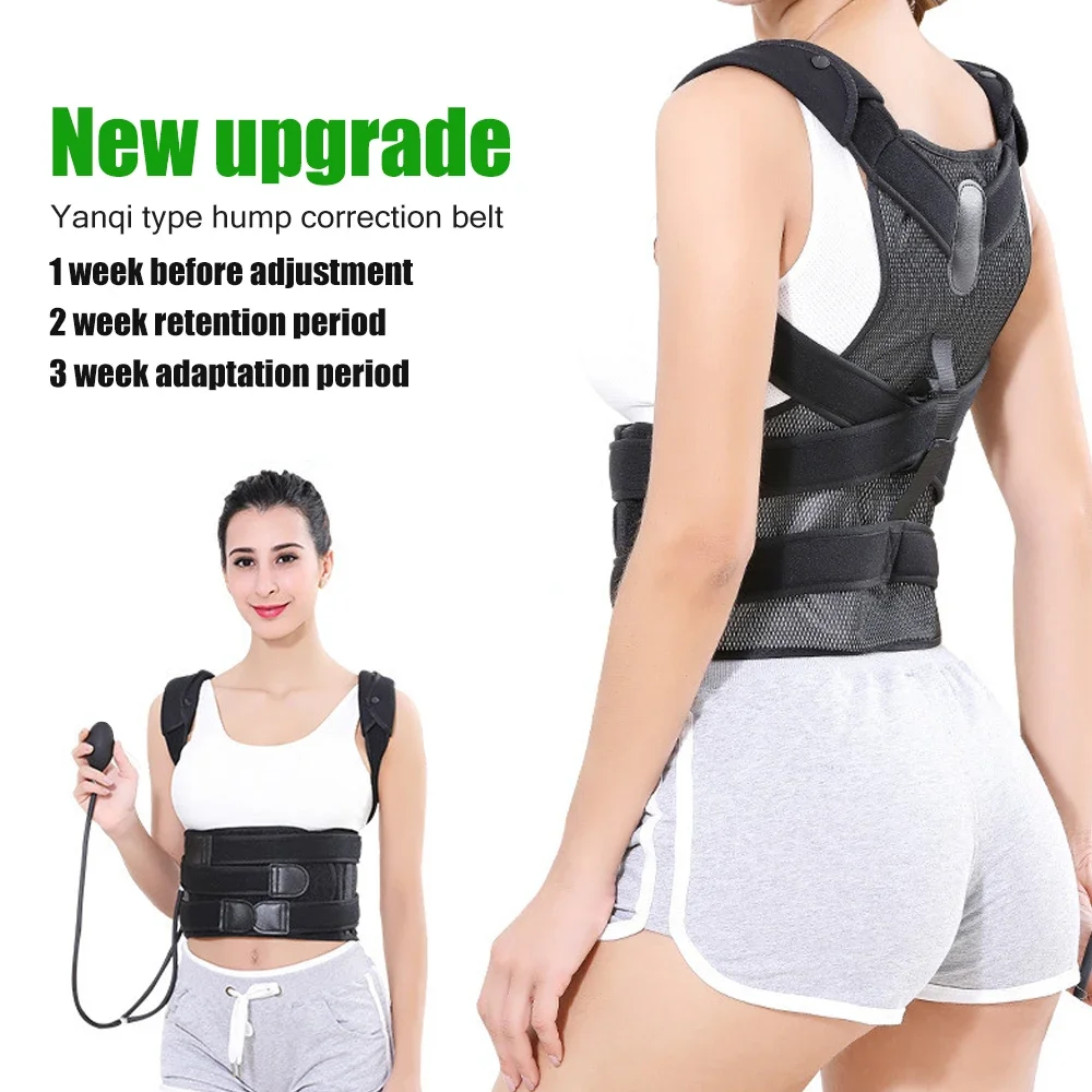 

Posture Corrector Unisex Adjustable For Clavicle Spine Support Belt Reshape Your Body Home Office Sport Upper Back Neck Brace