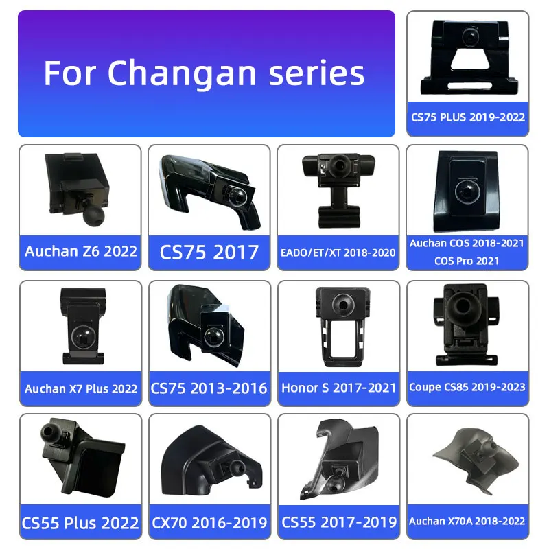 

For Changan CS35 Plus CS55 PLUS CS75 PLUS Eado UNI-T X5 X7 EV Car Phone Base Special Mounts Bracket Accessory