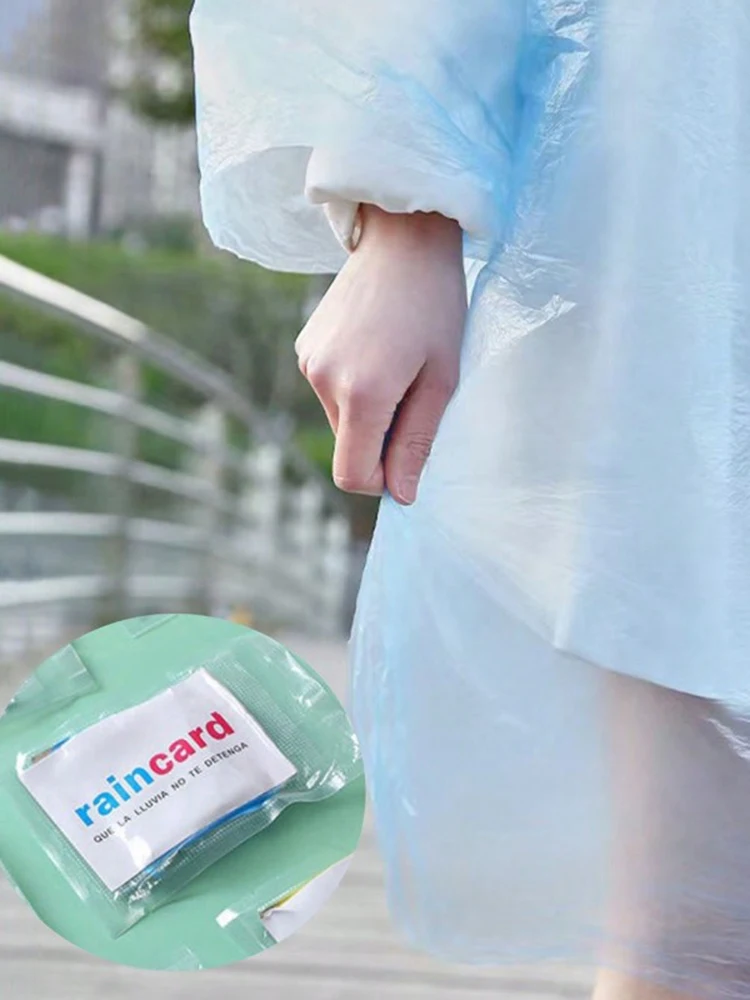 Poncho de pluie jetable pour femmes, Mini manteau de pluie Portable, veste imperméable, nécessité de voyage, fournitures scolaires, 1/5/8/12 pièces