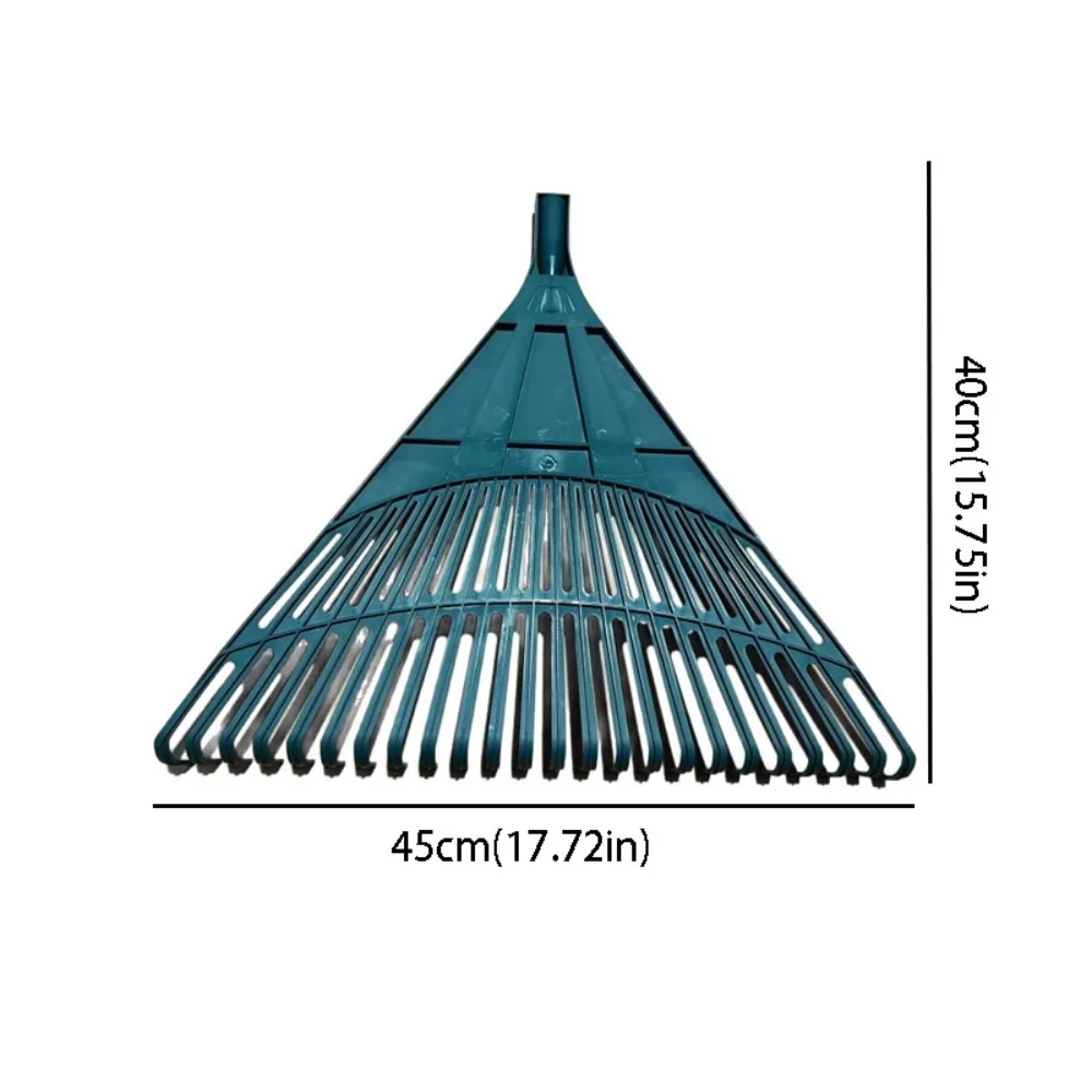Plastic Grass Rake High Hardness Portable Compact Leaf Rake Small Shrub Heavy Duty Gardening Tool Narrow Space Gardening