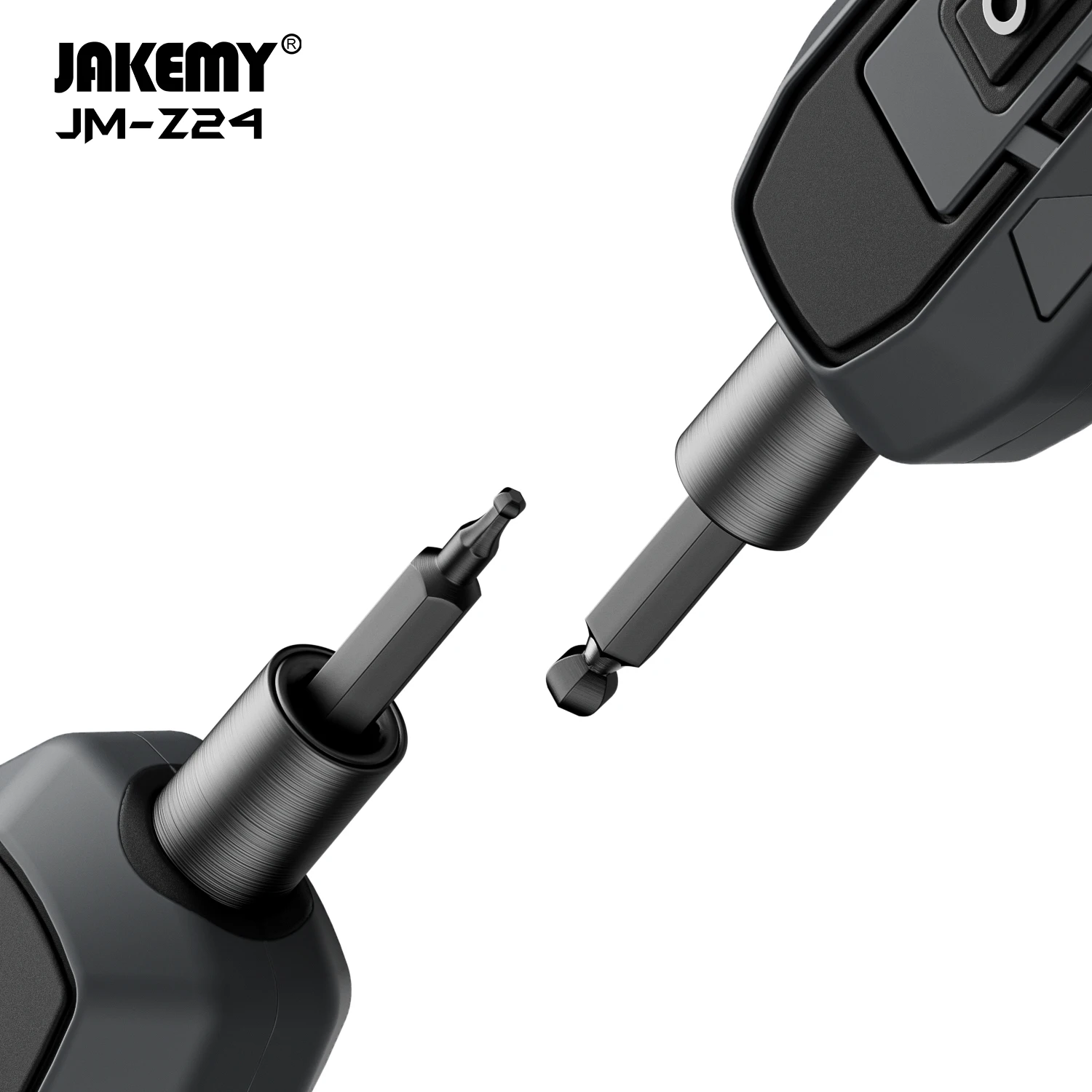 JAKEMY 6PCS HEX BALL BIT Chrome Finished Torx Screw Head Steel Handle for DIY & Industrial Use