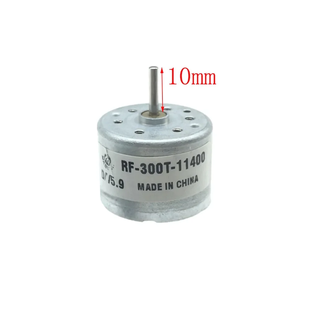 

3PCS Micro DC Motor RF-310T-11400 DC 3V 5.9V 6V 6400 RPM DC Motor 6mm/10mm/15mm/22mm Long Shaft DIY Mini Fan Motor