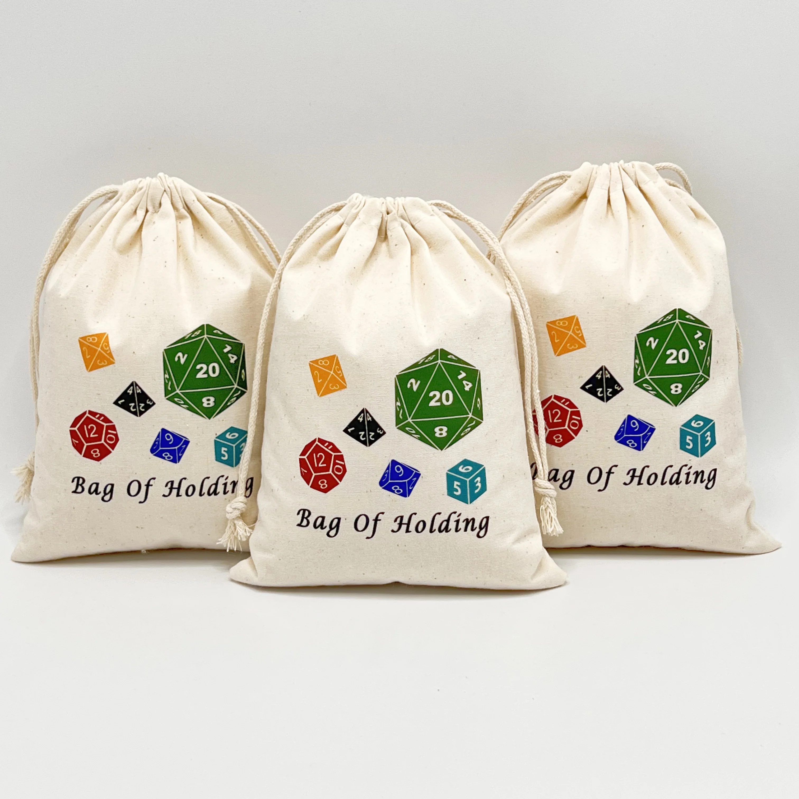 5PCS/LOT Dice Bag Dice Holder Role Game High Quality Pure cotton Drawstring Bag For TRPG Table Games Entertainment Board Games
