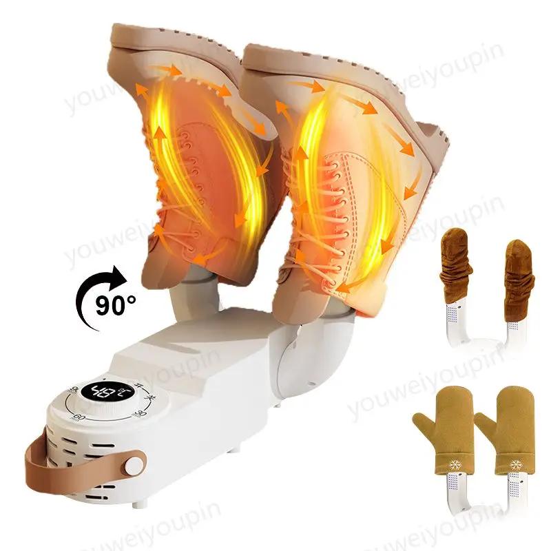 Custom Electric Mini Smart Shoes Dryer Winter Boot Boxing Glove Dryers Machine Timer Portable Foldable Shoe Dryer