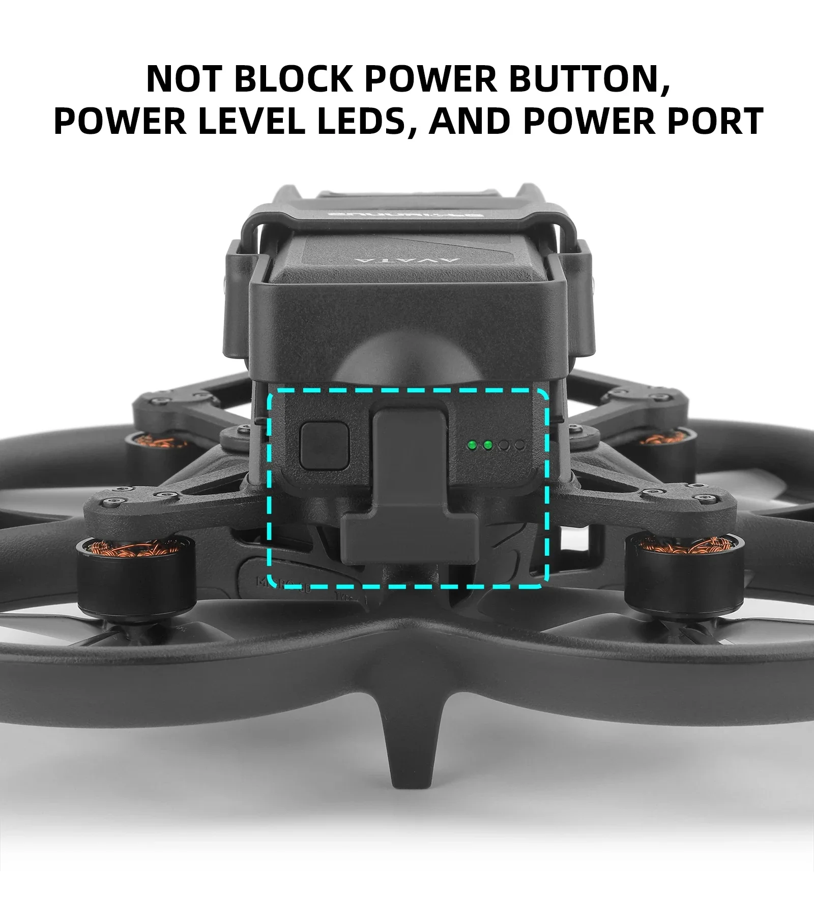 Battery Buckle for Avata Drone Anti-loose Fixer Holder Foldable Battery Safety Protection Cover for DJI AVATA Accessories