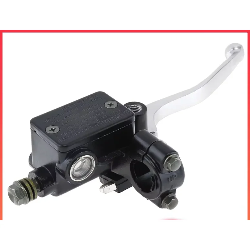 22MM M8/M10 Motorcycle Upper Front Brake Clutch Master Cylinder CNC Clutch Pump Reservoir Pump Lever Left Right Fit for Honda