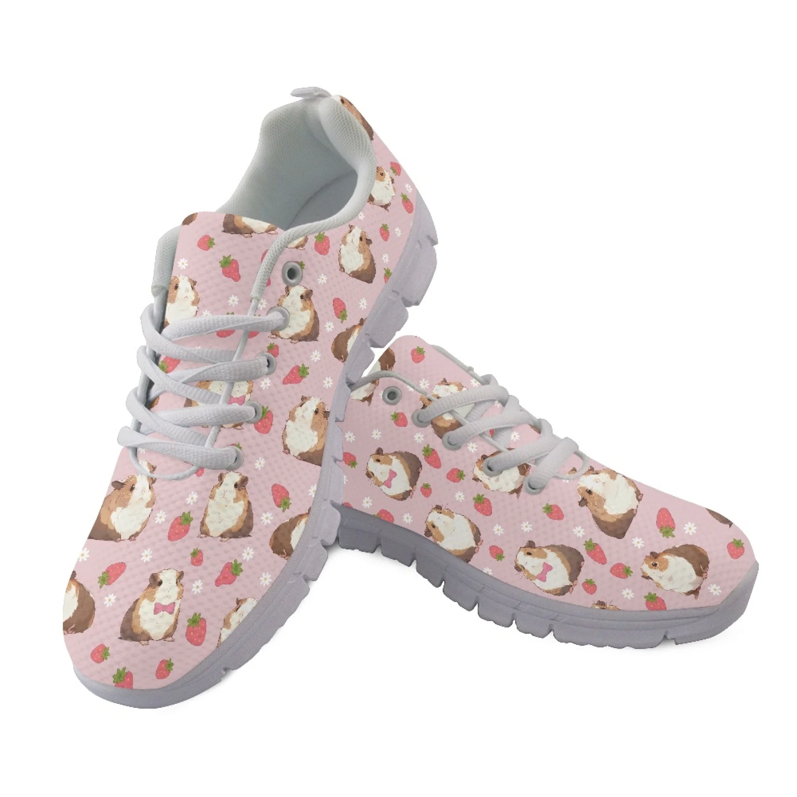 Coloranimal Guinea Pig Fitness Shoes Tennis Shoes for Men Lightweight Athletic Tennis Shoe