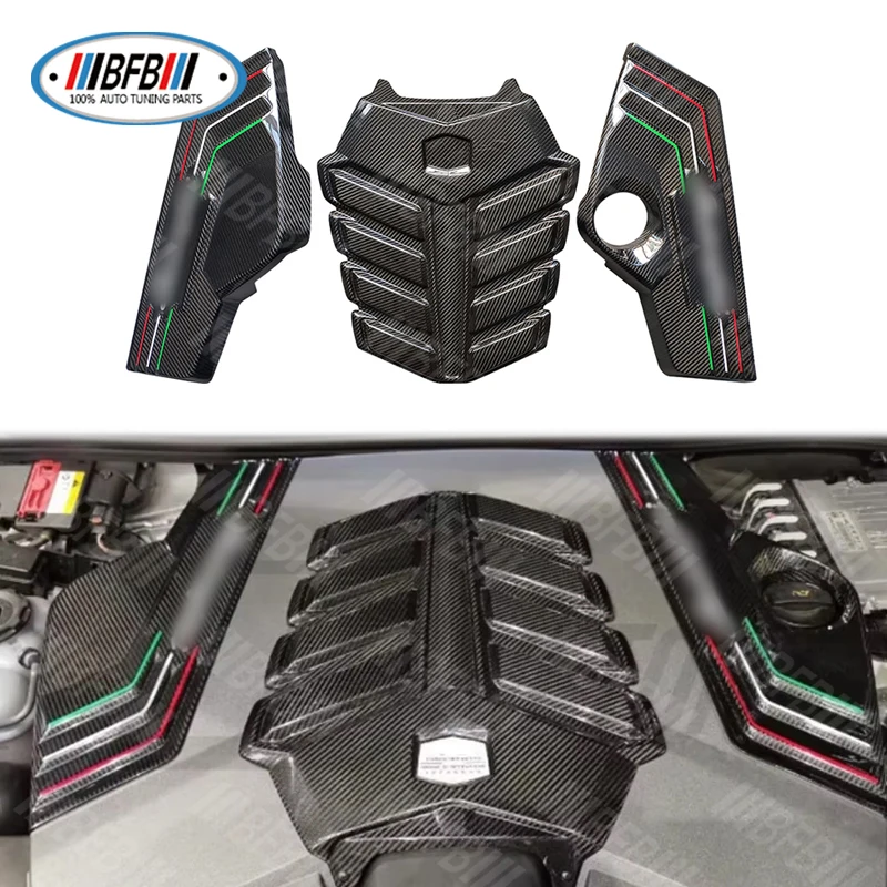 

Real Carbon Fiber URUS Engine Cover 2018+ for Lamborghini URUS Car Hood Replacement Engine Hoods Product
