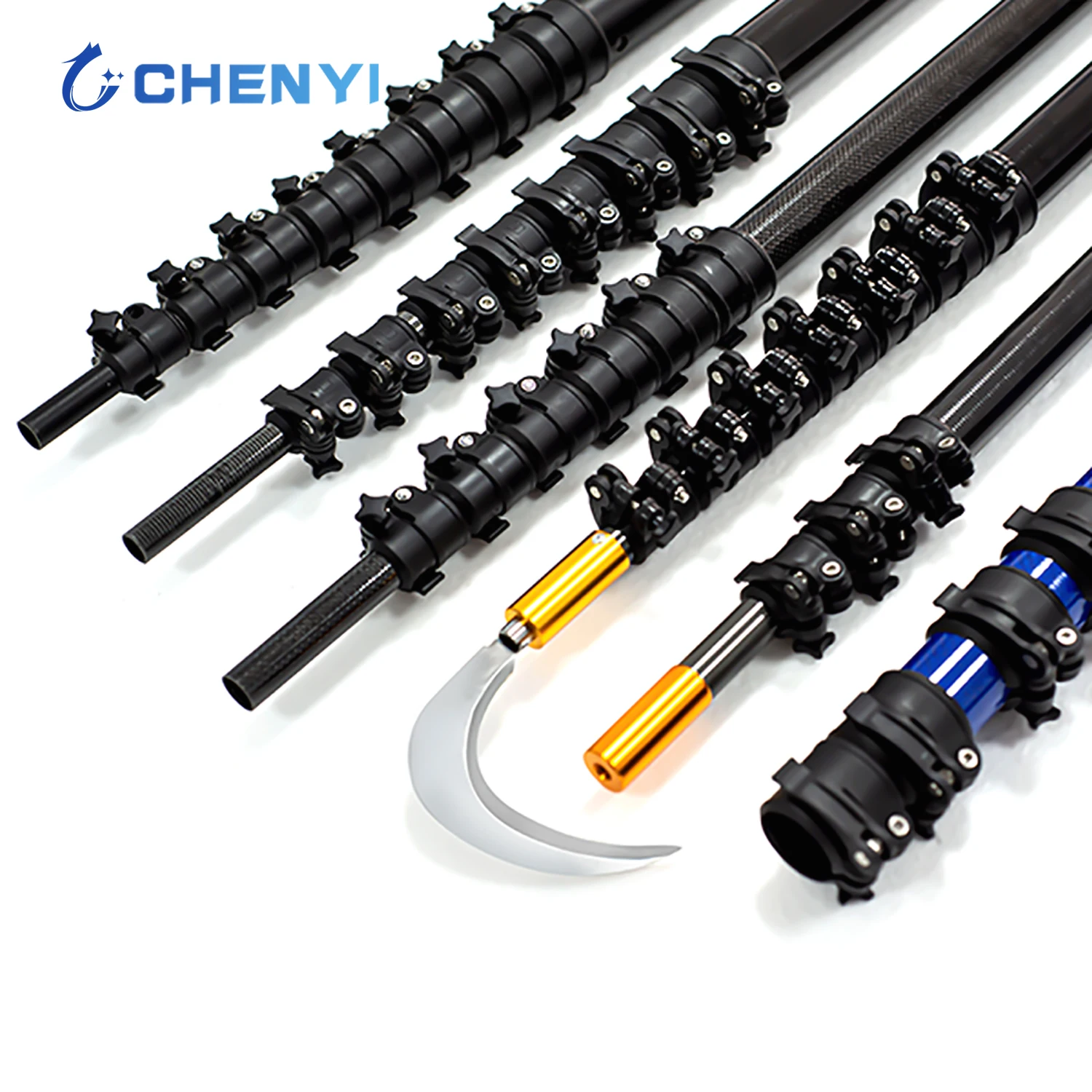 

18m 20m Coconut Hook Picking Pole HITECH HARVESTER Carbon Fiber Telescopic Areca Nut Harvesting Pole