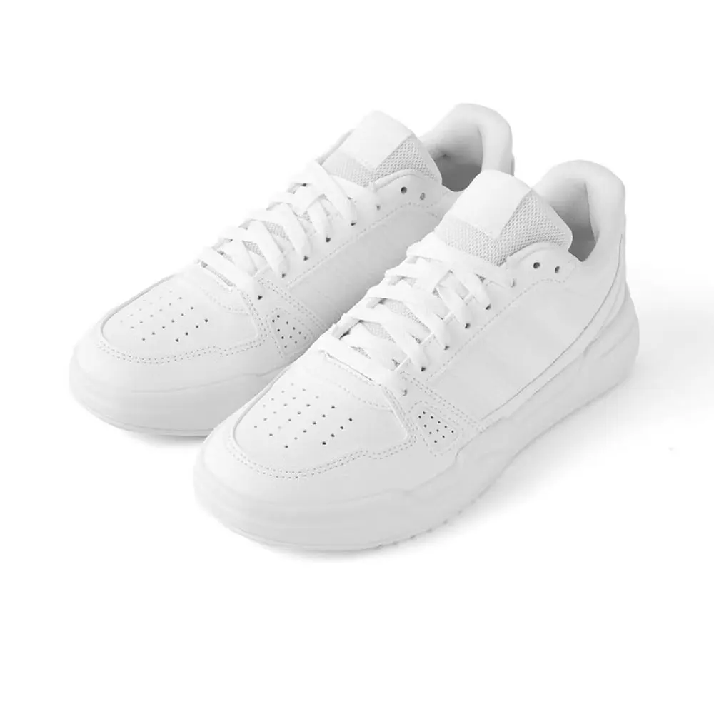 adidas LITE BALLER Comfortable and Versatile Low-Top Sneakers for Men in White JS4358