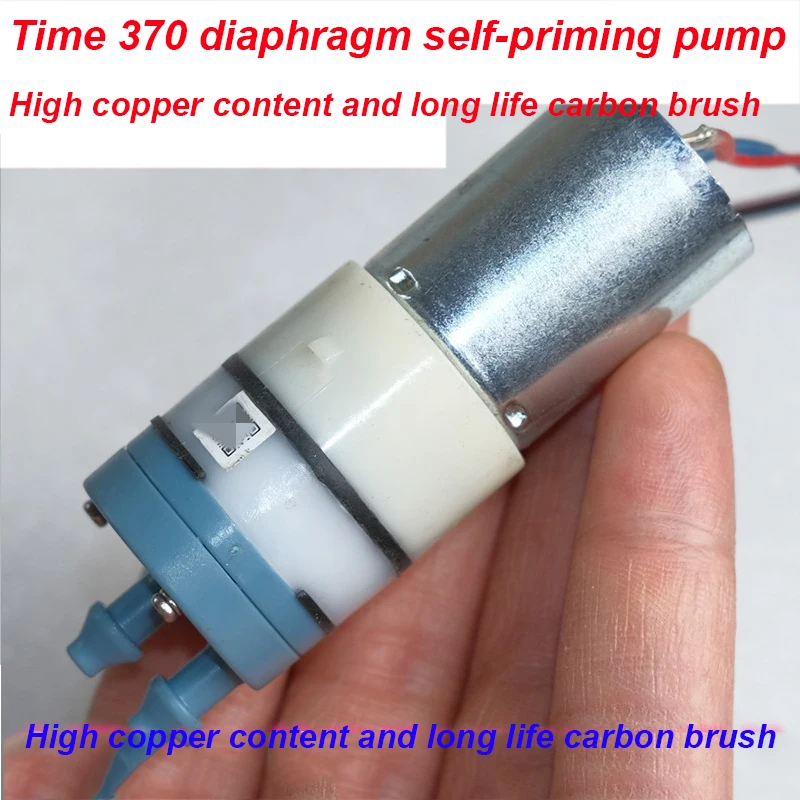 SKOOCOM Time High-quality 370 Motor Diaphragm Self-priming Pump Micro Water Pump 5-12V Pressure Is Good RK-370SA-15380B 700ml