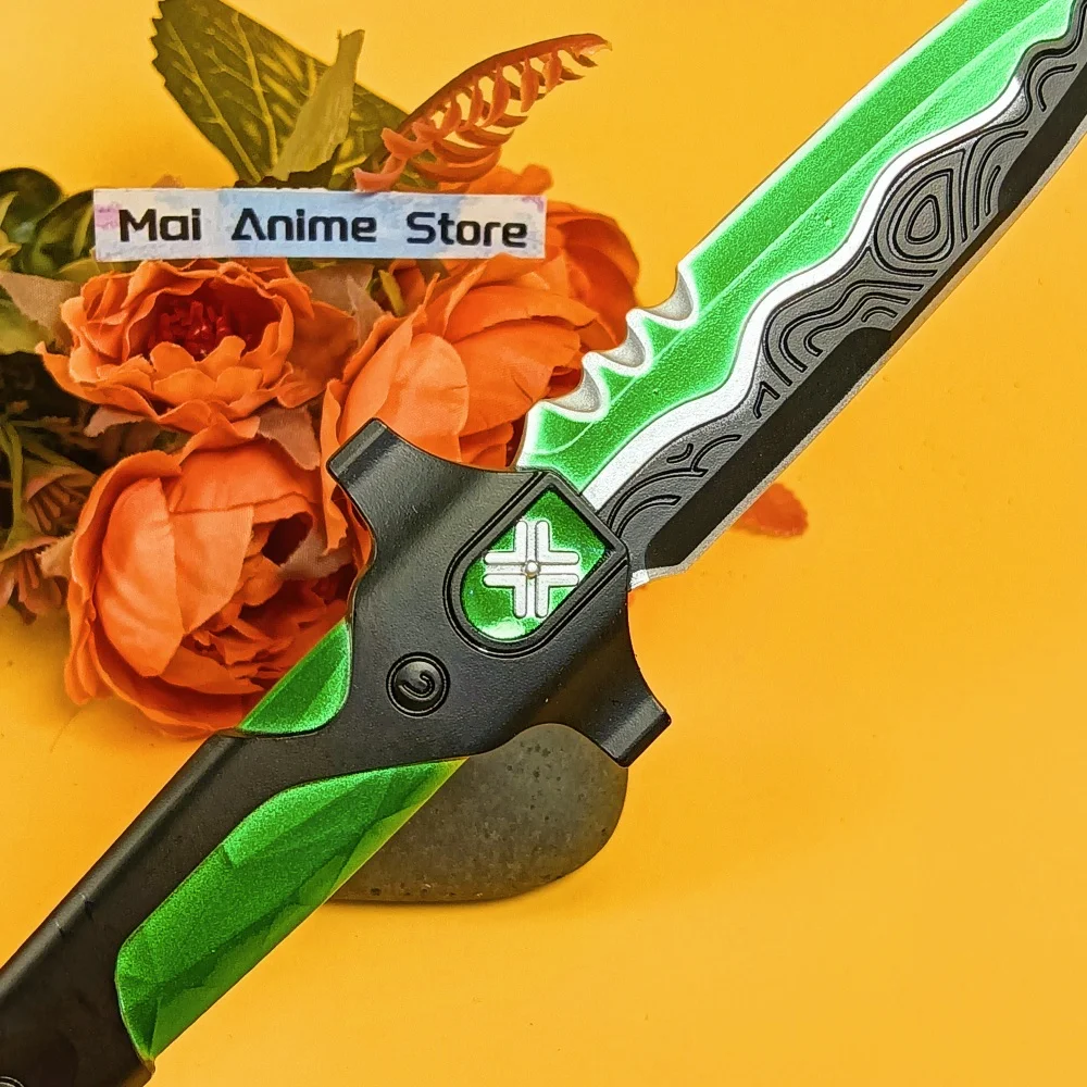 7.1inch Valorant Katana Real Katana Original Samurai Sabre Metal Anime Cosplay Prop Sword Ninja Knife Blade Unsharp Toy Gift