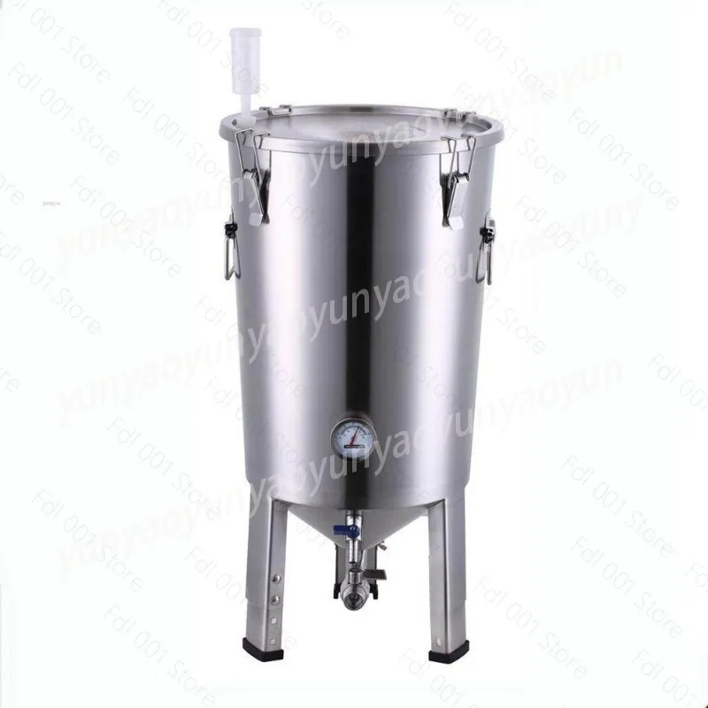 Home Brewing Fermentation Tank Beer Craft Brewery  Stainless Steel Conical Tank