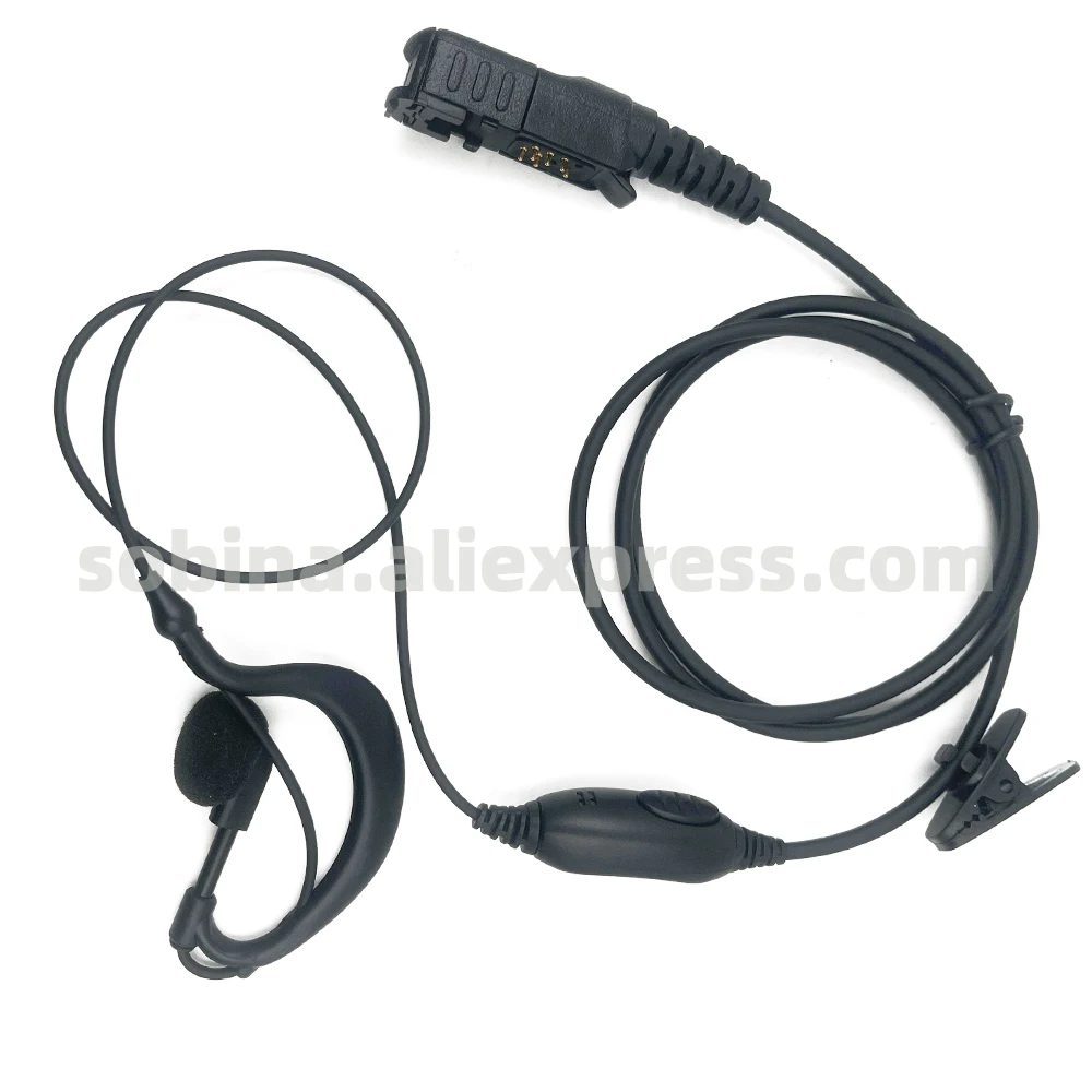 Swivel Earpiece Headset Mic For Motorola DP2400 DP2600 XiR P6600 P6608 P6620 E8600 MTP3150 MTP3500 DEP550 Two Way Radio