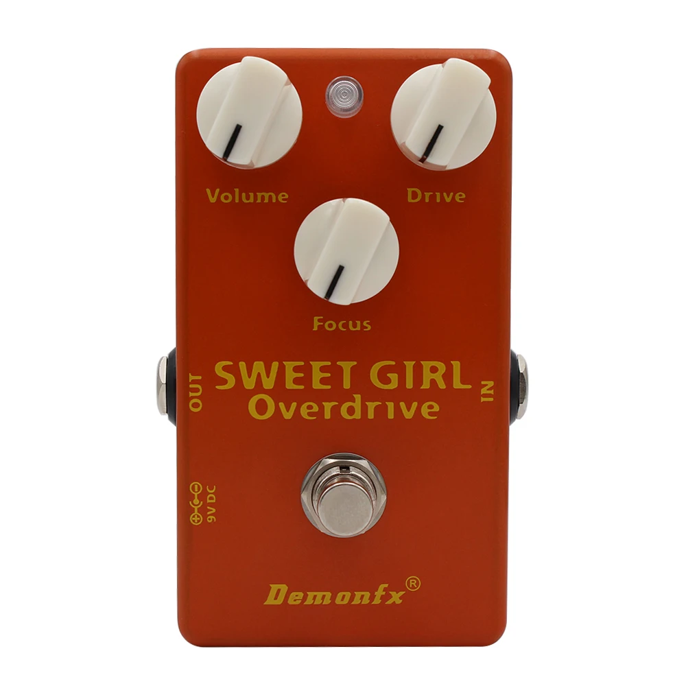 

Demonfx-SWEET GIRL Guitar Effect Pedal, Overdrive Pedal, True Bypass, High Quality, New