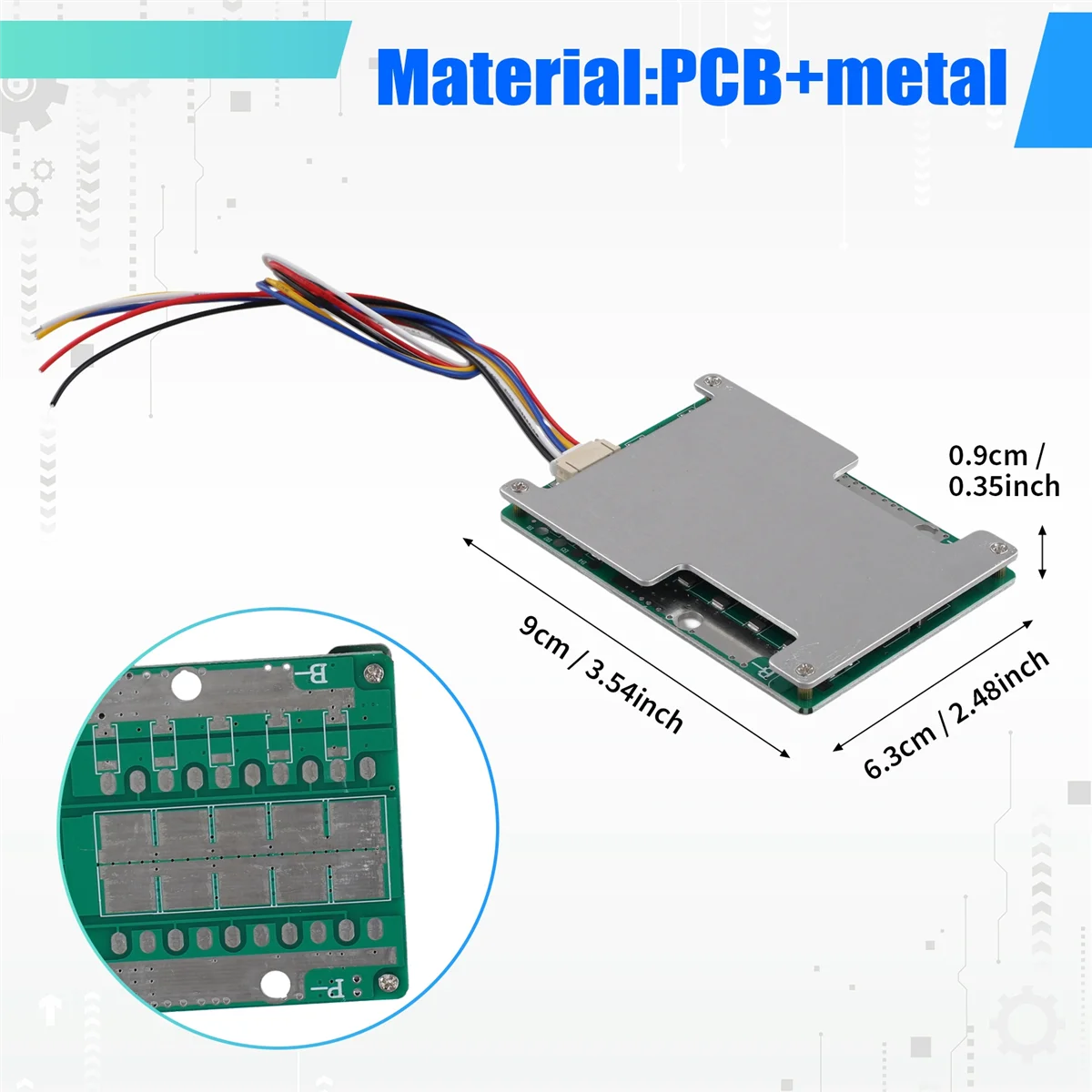 Chargeur de batterie au Lithium A39R-4S 12V 800A LiFePO4, panneau de Protection BMS avec équilibre de batterie/amélioration du panneau de Protection PCB
