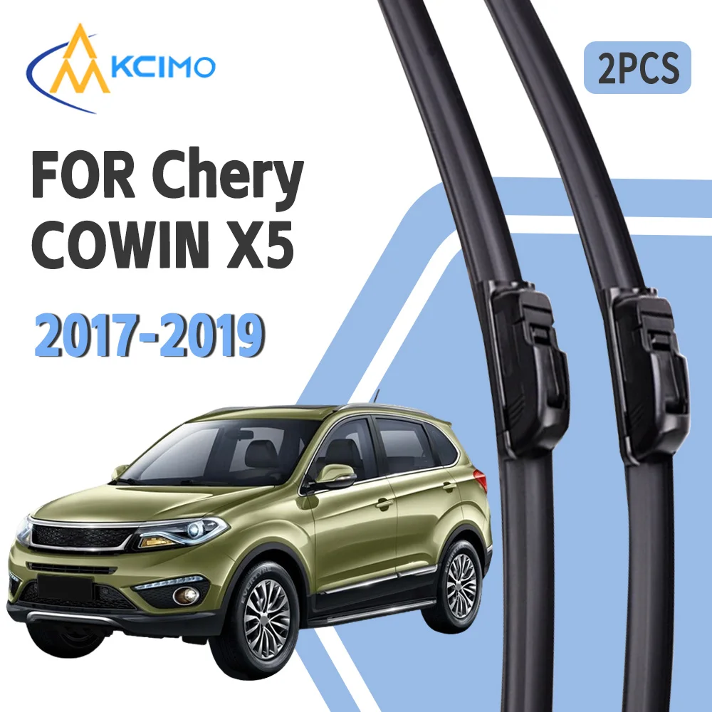 

For Chery COWIN X5 2017-2019 U Type Wiper Blades Soft Rubber High Clear Easy Installation All Seasons Car Windshield