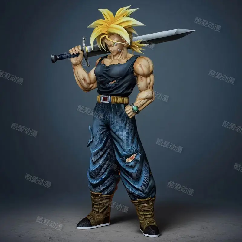 Anime dragon ball figuras troncos figura de ação duas cabeças torankusu estatueta estátua pvc modelo mesa decora boneca brinquedo presente natal