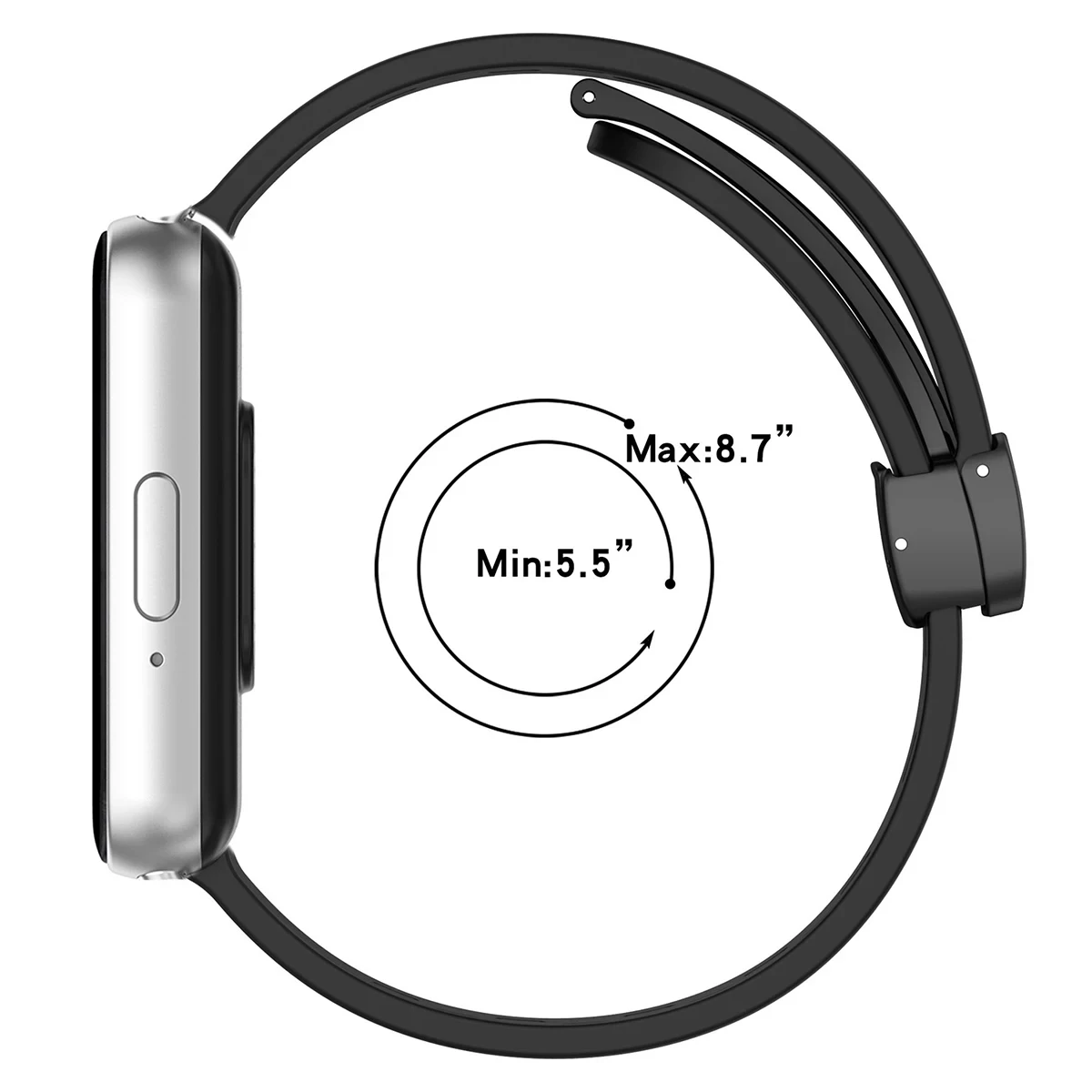 Силиконовый ремешок для Samsung Galaxy Fit, 3 ремешка, аксессуары, Магнитная Петля, металлическая пряжка, дышащий ремешок, браслет Correa Galaxy Fit3